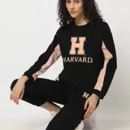 Typographic Print Crew-Neck Sweatshirt-image-94
