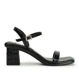 Women Open-Toe Chunky Heeled Sandals-1