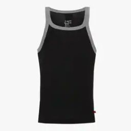 Square-Neck Cotton Gym Vest-image-30