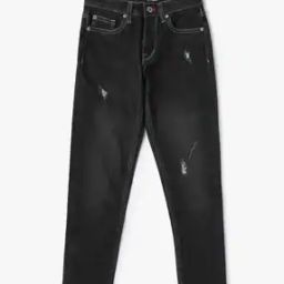 Boys Light-Distress Regular Fit Jeans-image-71