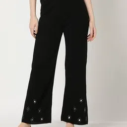 Ribbed Relaxed Fit Winterwear Pants-picture-53