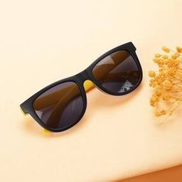 Boys Black Lens Yellow Wayfarer Sunglasses - CLSB047-image-47