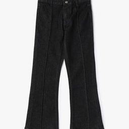 Girls Lightly Washed Wide-Leg Jeans-image-6