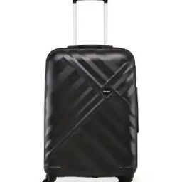 Striped Medium Trolley Bag with Number Lock-image-6