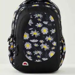 Unisex Floral Print Backpack with Pouch-13