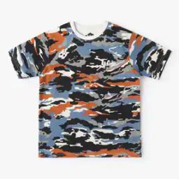 Camouflage Print Crew-Neck T-Shirt-30