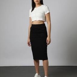 Women High-Rise Pencil Skirt-picture-29