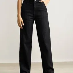 freakins Women Lightly Washed Wide Jeans-picture-45