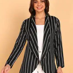 Women Stripes Shrug-image-71