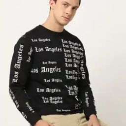 Typographic Print Crew-Neck Sweatshirt-image-59