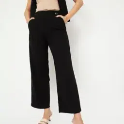 max Women Straight Fit Trousers-picture-15