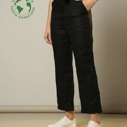 Linen Tie-Up Trousers-image-33