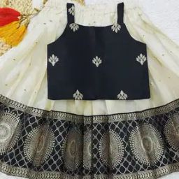 Girls Embroidery Lehenga with Choli-image-92