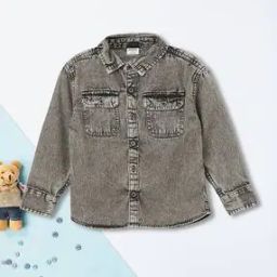max Boys Washed Denim Shirt-picture-38