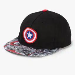 Boys Captain America Print Baseball Cap-picture-31