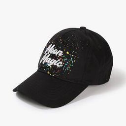Women Typographic Embroidered Baseball Cap-50