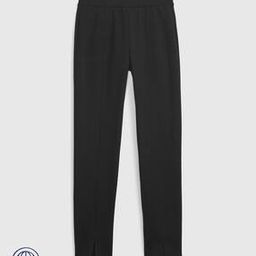 Ponte Leggings with Split-Front-image-5