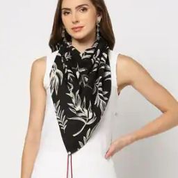Cotton Floral Print Scarf-picture-20