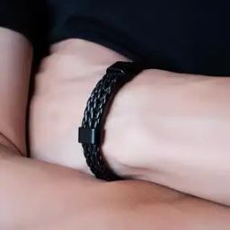 Men Bracelet with Lock Closure-24