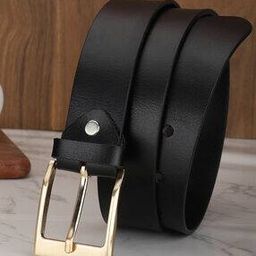 Leather Belt with Tang-Buckle Closure-image-40