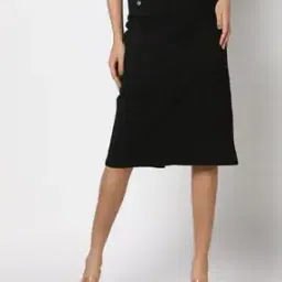 fig Women Relaxed Fit Pencil Skirt-picture-3