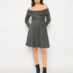 Women Self-Design A-Line Dress-image-15