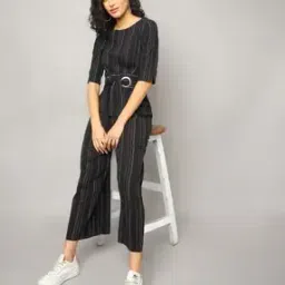 gipsy Striped Round-Neck Jumpsuit-picture-41