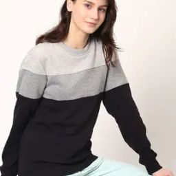 Colourblock Slim Fit Sweatshirt-image-51
