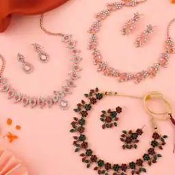 Women Necklace & Earrings Jewellery Set-image-101