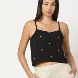 Women Embroidered Relaxed Fit Strappy Top-picture-23