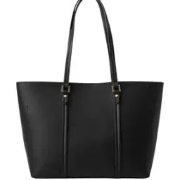 Textured Tote Bag with Zip Closure-image-16