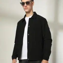 Men Slim Fit Button-Down jacket-20