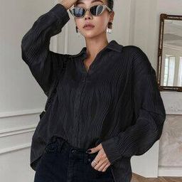 Women Spread Collar Shirt with Full Sleeves-image-59
