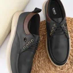 Men Colourblock Lace-Up Casual Shoes-27