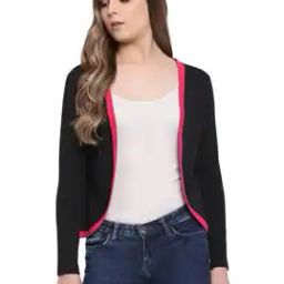 Solid Open-Front Shrug-7