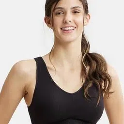 ES04 Wirefree Padded Super Combed Cotton Elastane Full Coverage Sleep Bra with Removable Pads-image-17