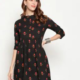 Floral Print Flared Tunic-image-53