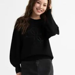 Embellished Crew-Neck Pullover-53