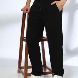Men Straight Fit Flat-Front Trousers-image-98