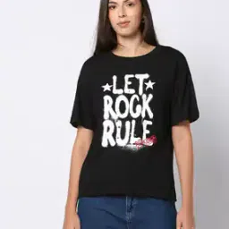 lee cooper Women Printed Regular Fit T-Shirt-picture-19