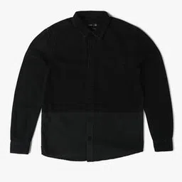 Boys Regular Fit Shirt with Patch Pocket-image-71