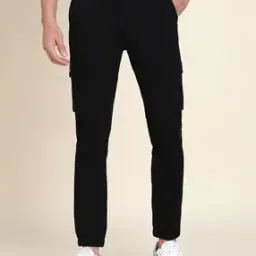 Slim Fit Jogger Pants with Cargo Pockets-image-39