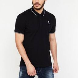Regular Fit Polo T-Shirt with Side Vents-image-63