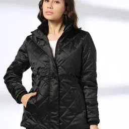 Women Quilted Regular Fit Jacket-51