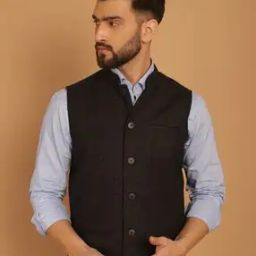 Stripes Nehru jacket-picture-13
