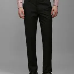 louis philippe Men Slim Fit Flat-Front Trousers-picture-35
