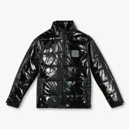 Boys Quilted Cotton Puffer Jacket-18