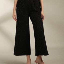 Women Rice-Knit Flat-Front Pants-picture-9