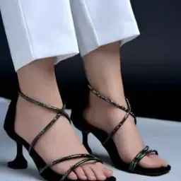 Women Embellished Criss-Cross Strappy Pumps-image-56