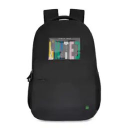 Men Printed Backpack with Adjustable Strap-18